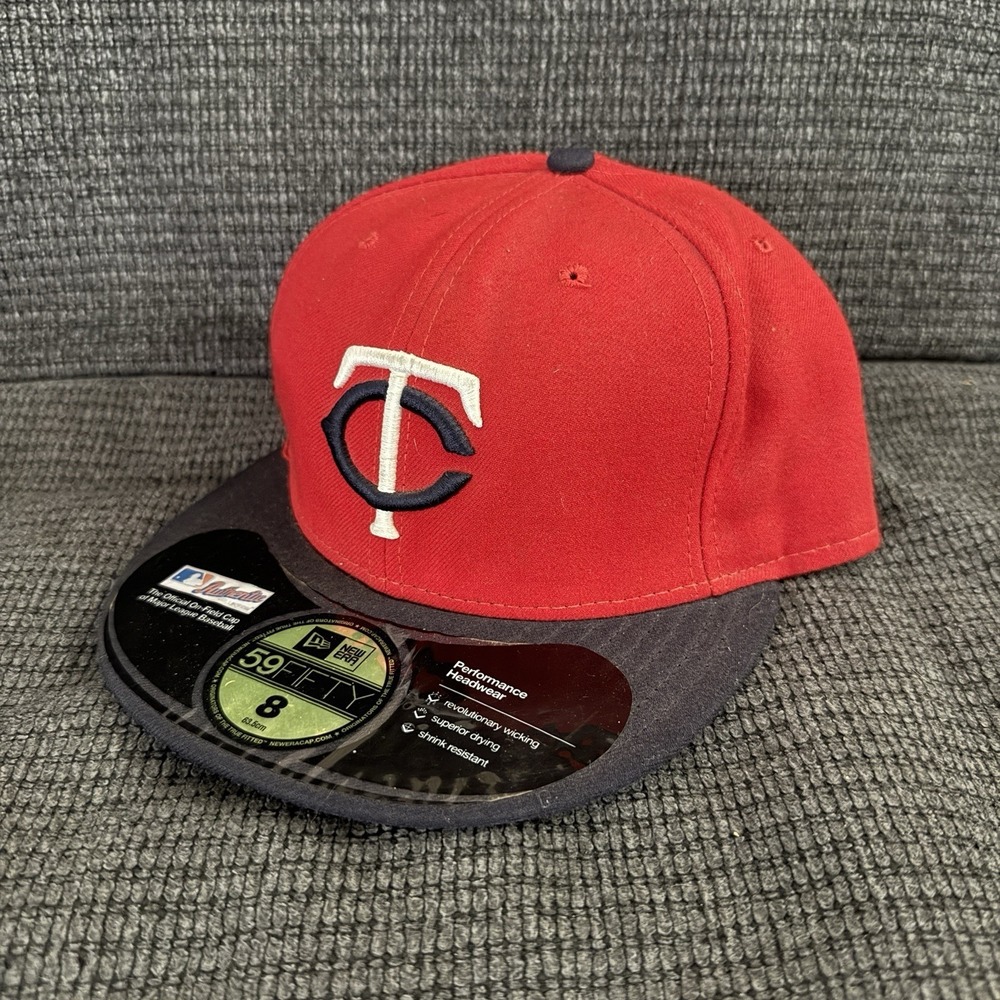 Mens New Era MLB Diamond Era 59Fifty Fitted Cap Minnesota Twins NE TECH SZ 8